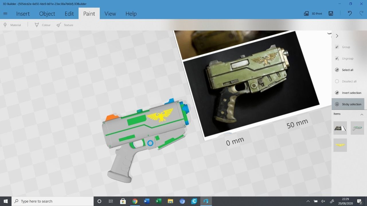 Warhammer 40 K Imperial Guard Pstl 3D print model_6