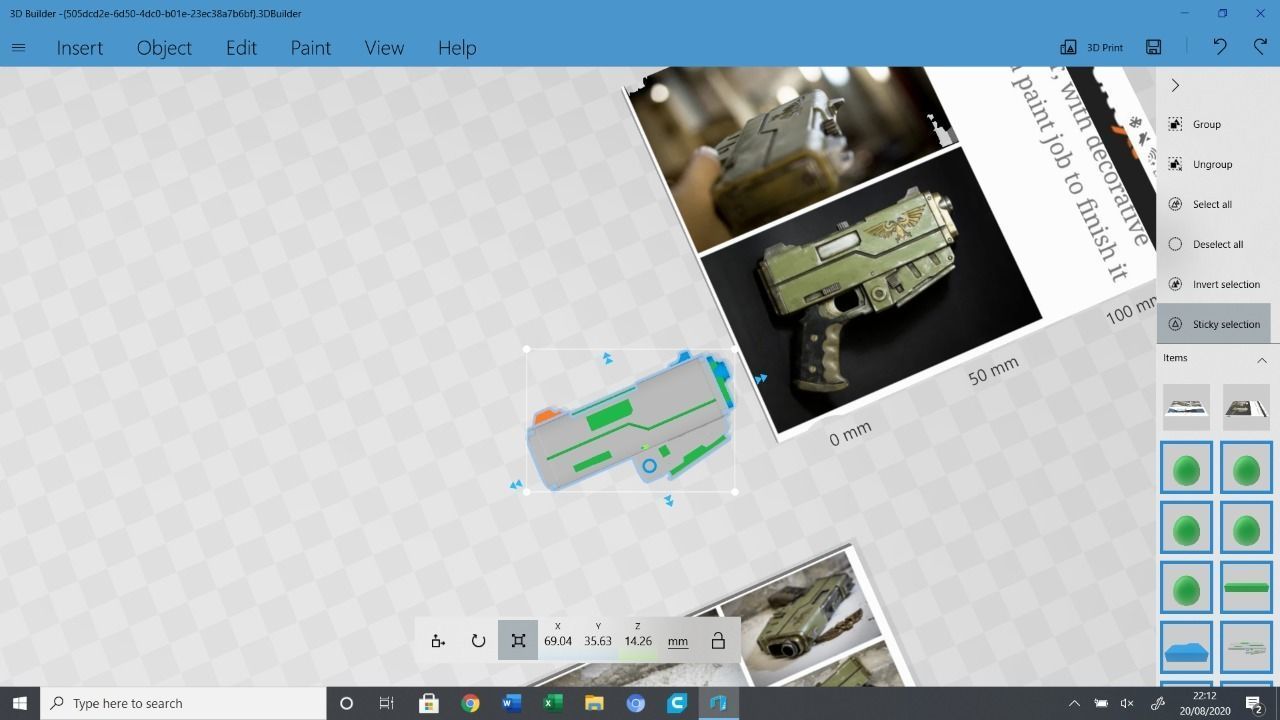 Warhammer 40 K Imperial Guard Pstl 3D print model_5
