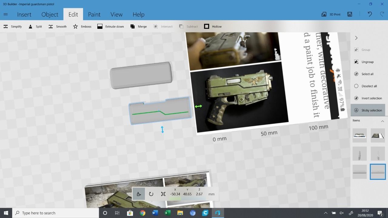 Warhammer 40 K Imperial Guard Pstl 3D print model_3