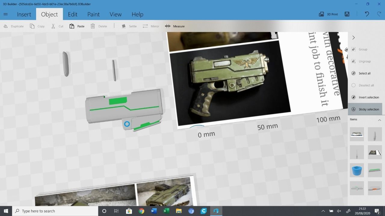 Warhammer 40 K Imperial Guard Pstl 3D print model_4