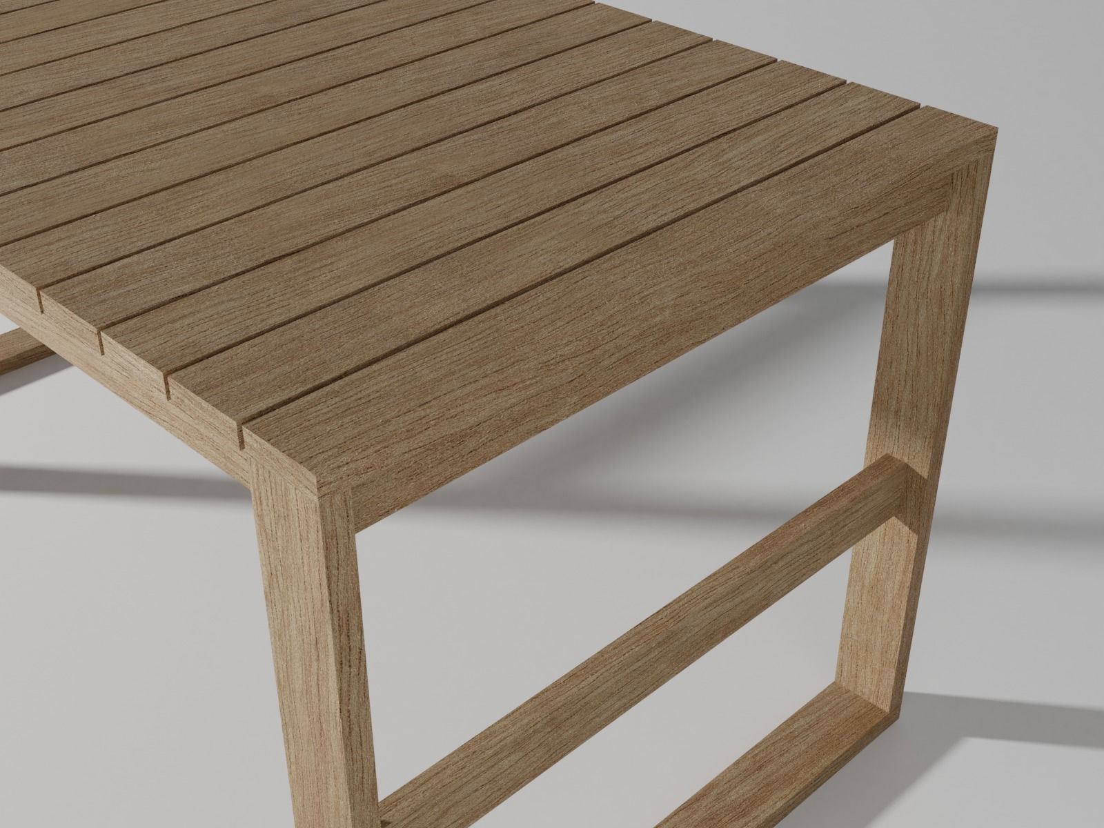 BK15 dining table Low-poly 3D model_8