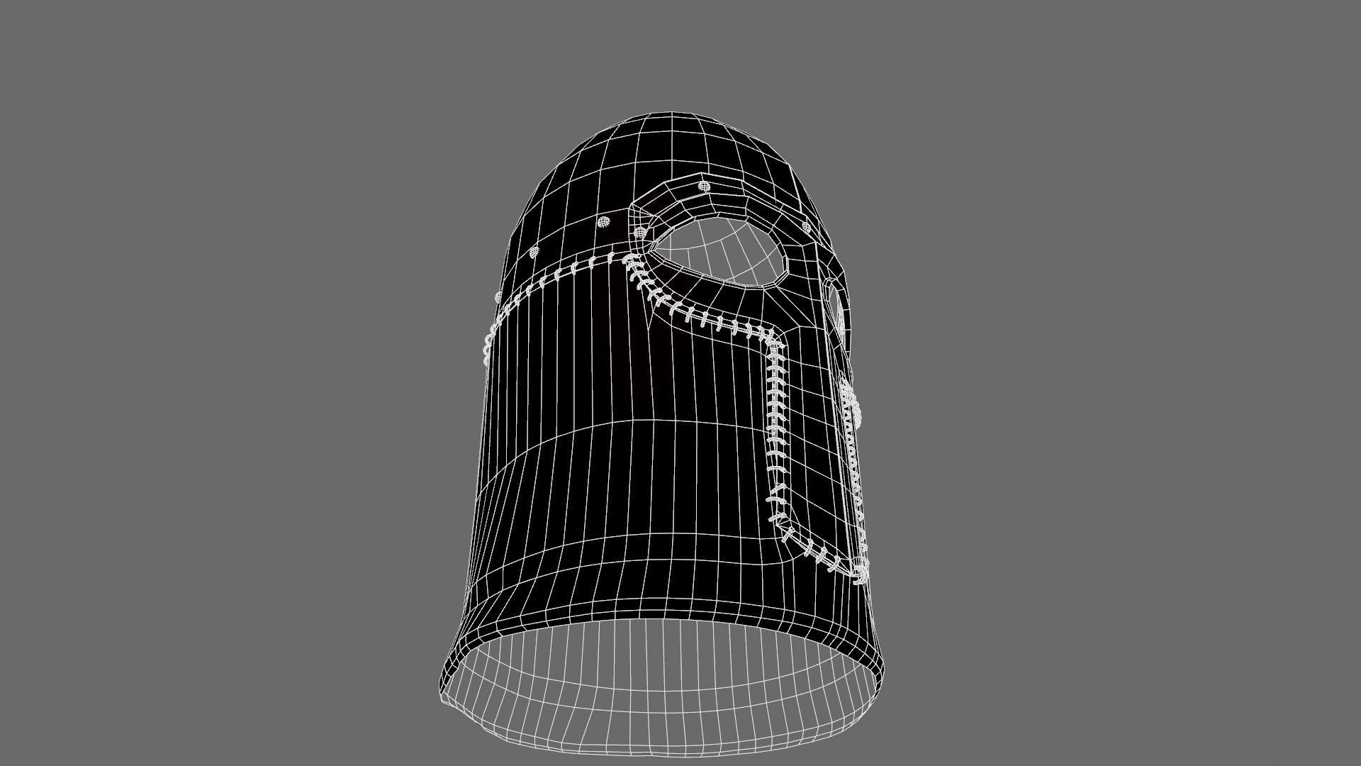 Medieval Helmet Low-poly 3D model_73