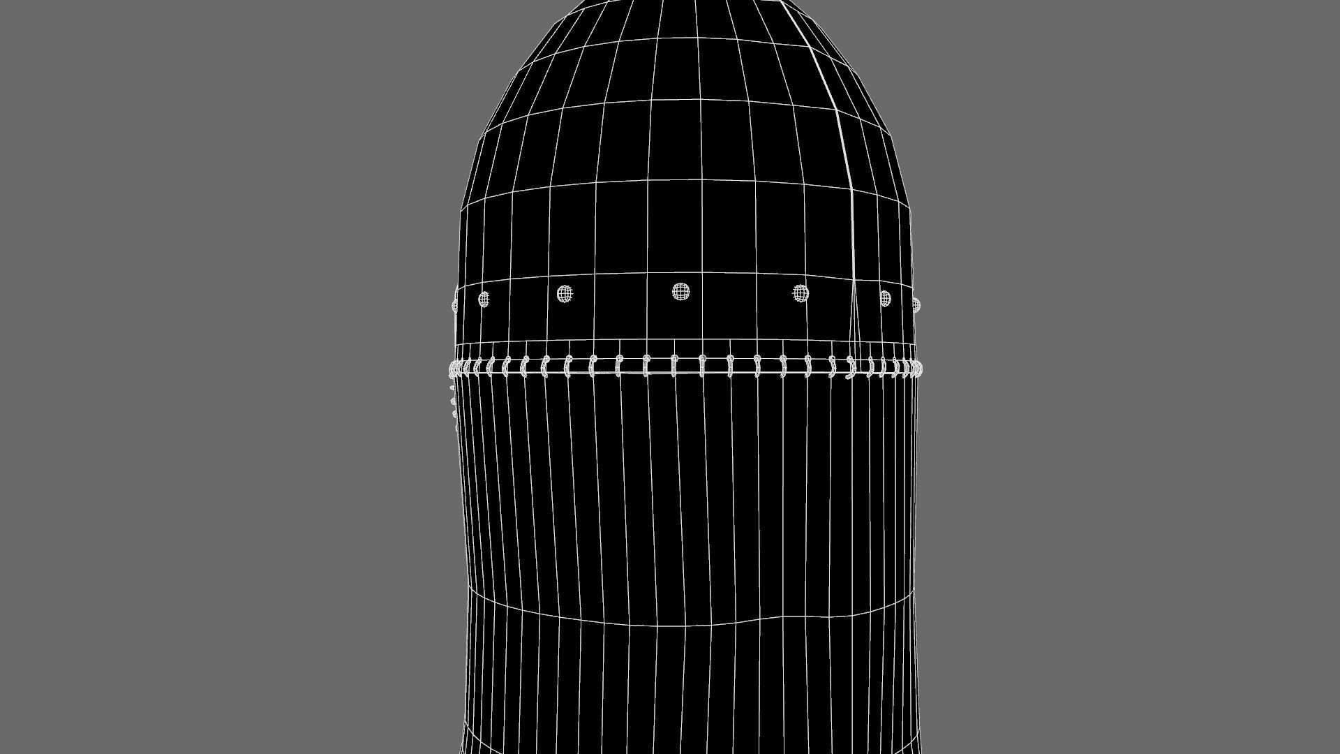 Medieval Helmet Low-poly 3D model_56