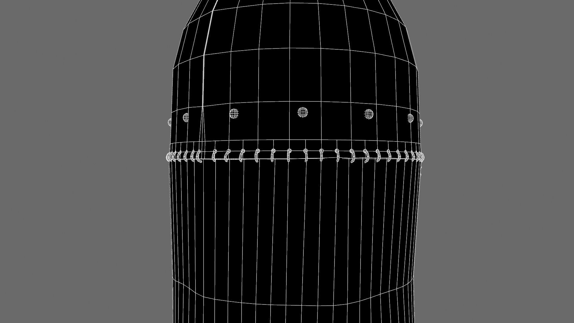 Medieval Helmet Low-poly 3D model_53