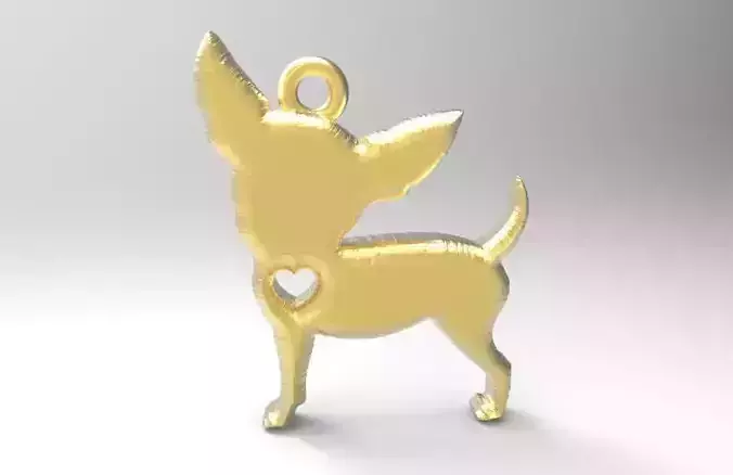 Chihuahua pendant 1