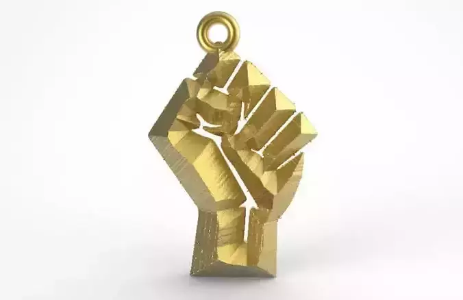 Fist pendant 1 3D print model