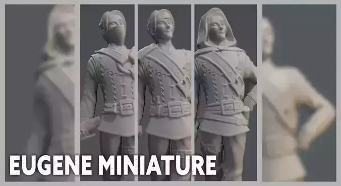 Eugene Miniature - 3D Print files 3D print model