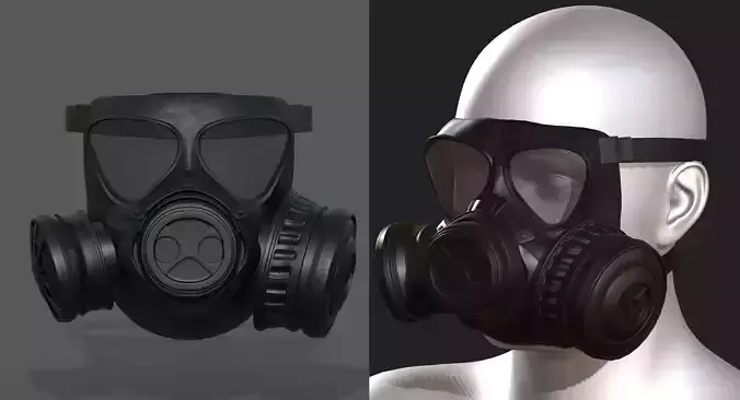 gas mask scifi protection futuristic