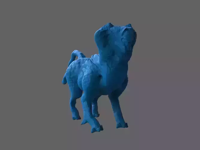 Sphinx creature cyclop 3D model