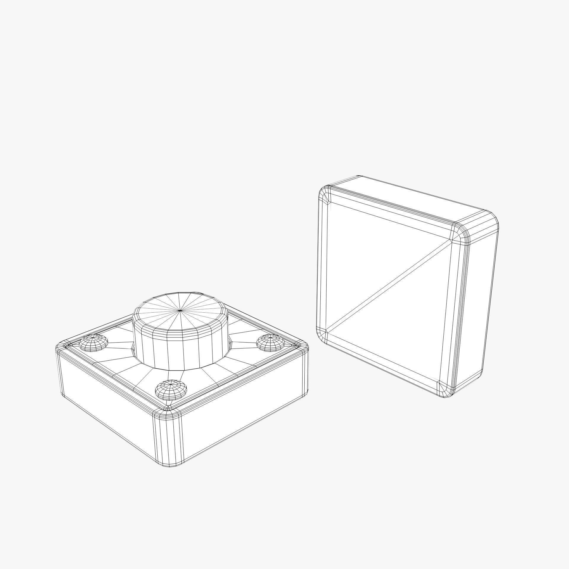circuit board push button switch 3D model_6