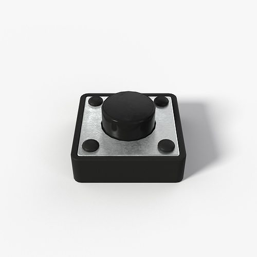 circuit board push button switch 3D model