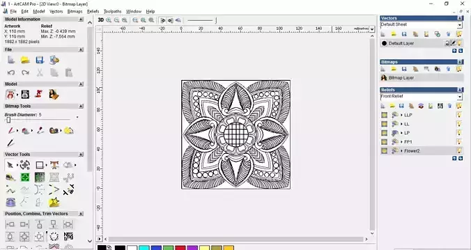 Simple Flower 3D model