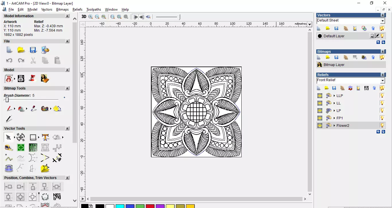 Simple Flower 3D model