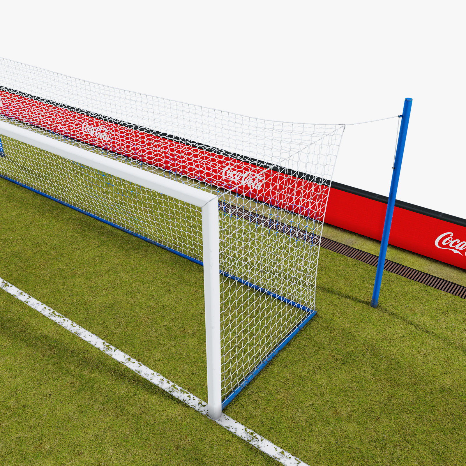Football pitch 3D model_1