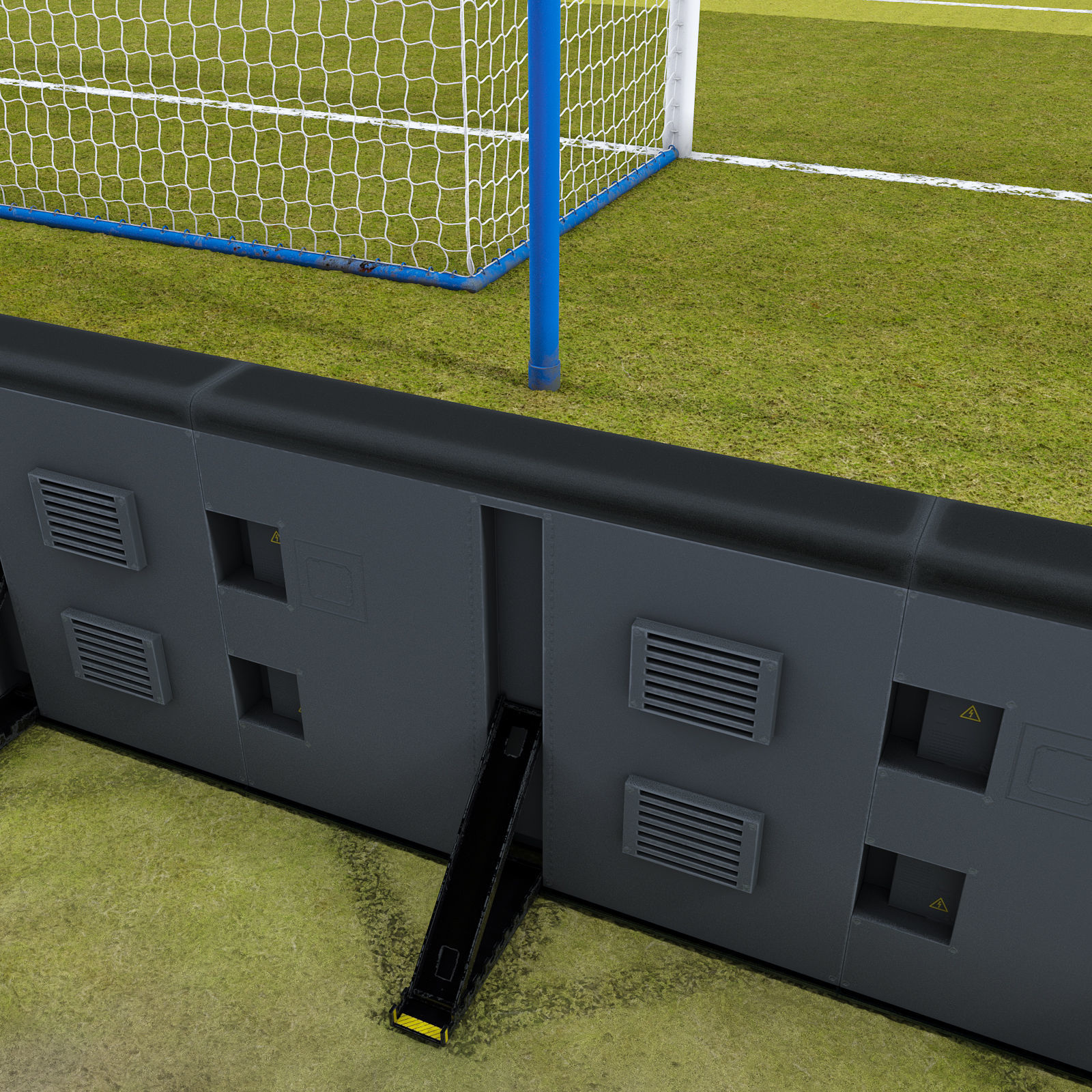 Football pitch 3D model_10