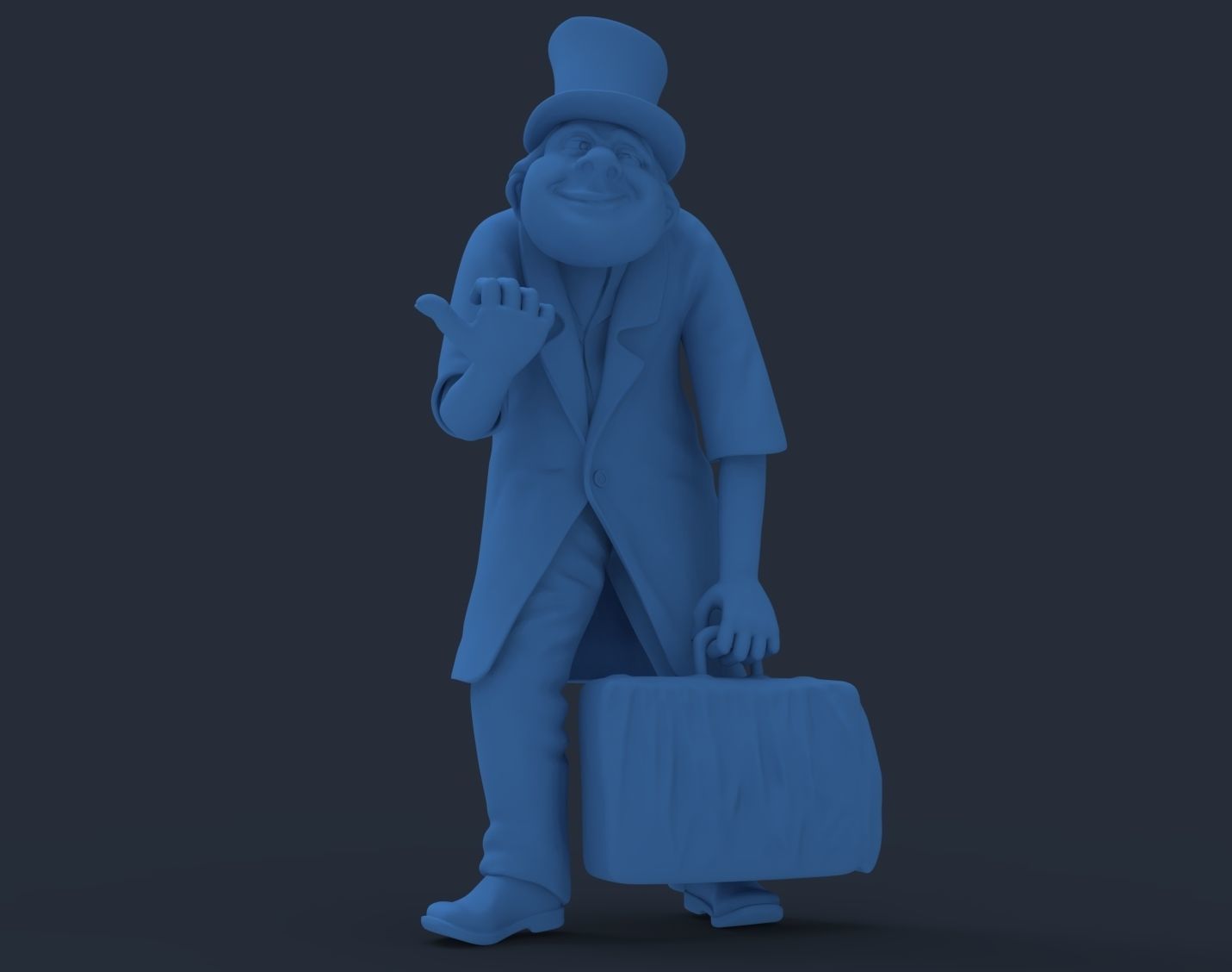 hitchhiking ghosts haunted mansion 3D print model_13