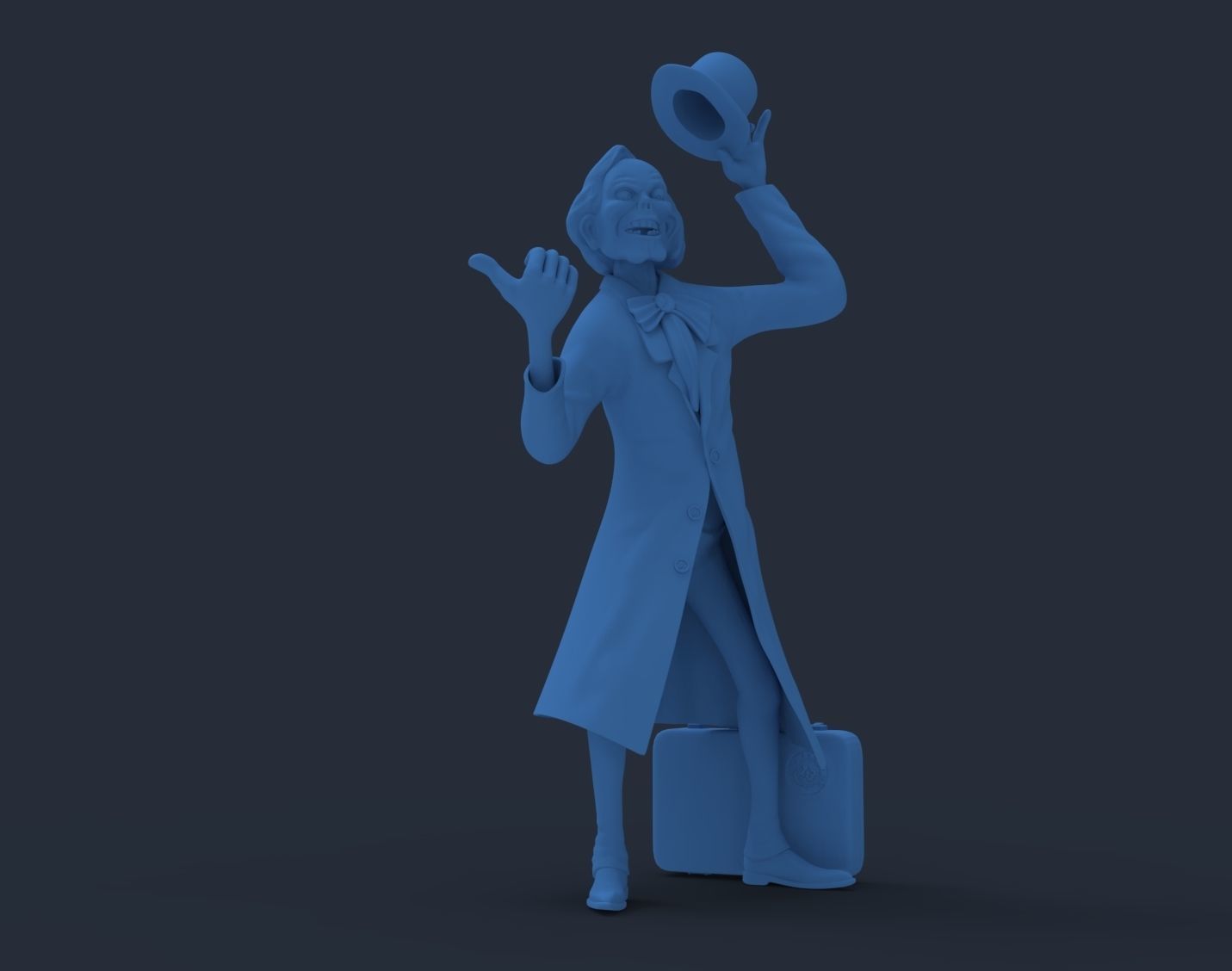 hitchhiking ghosts haunted mansion 3D print model_8