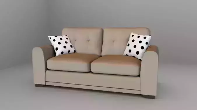 Sofa with cushions