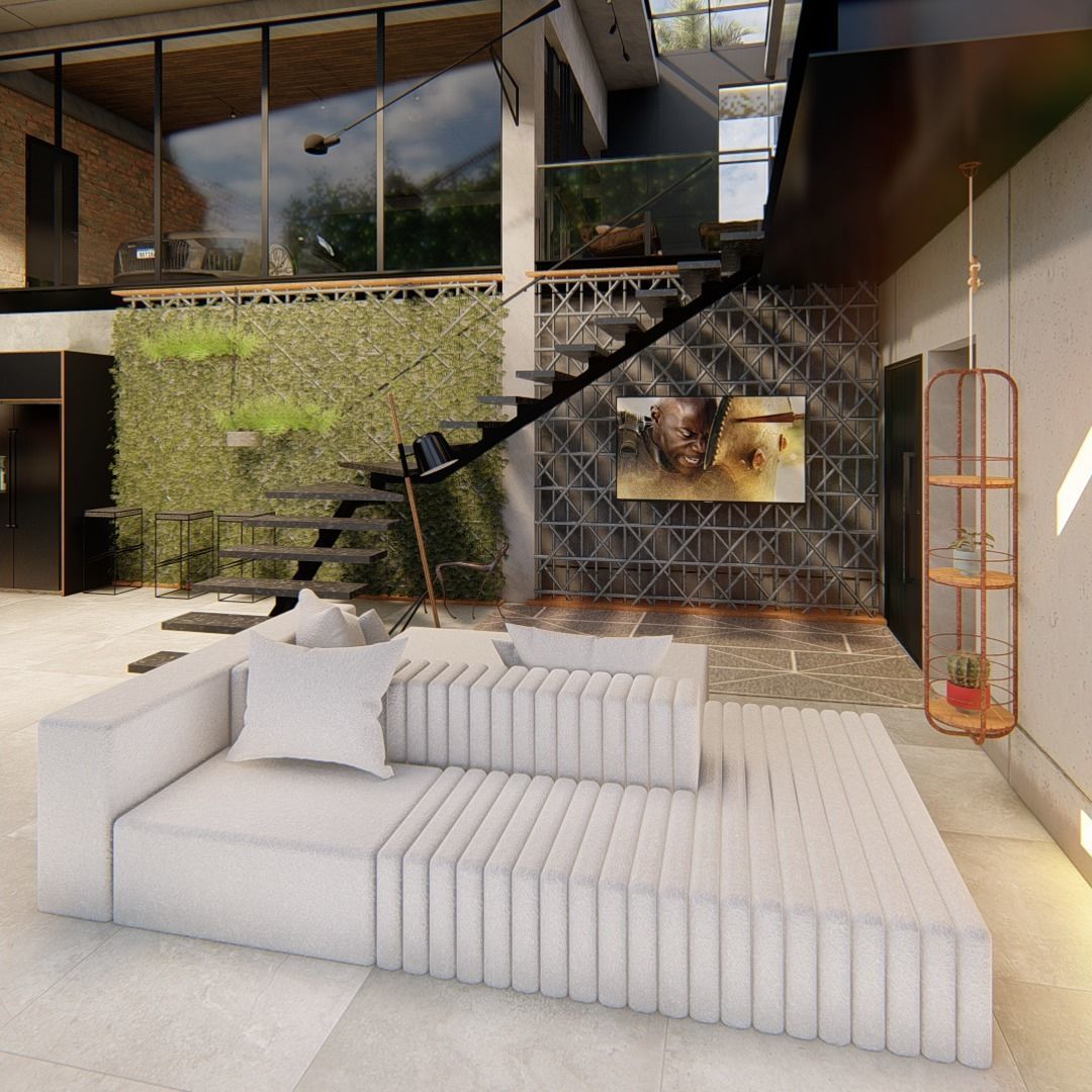 casa branca 3D model_1