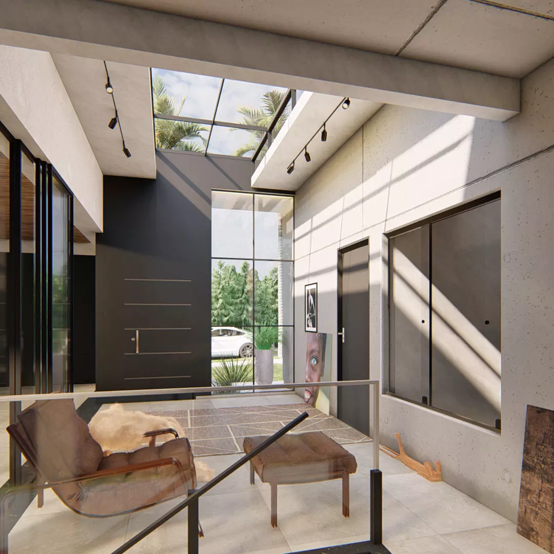 casa branca 3D model_0