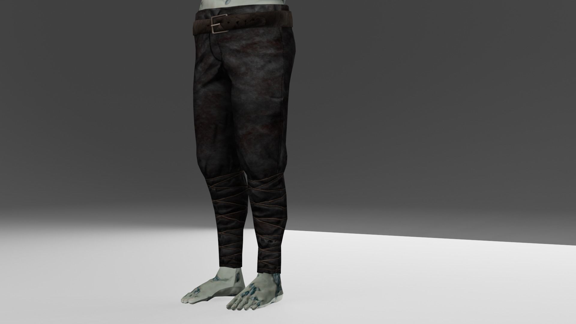 Zombie Man 3D model_3