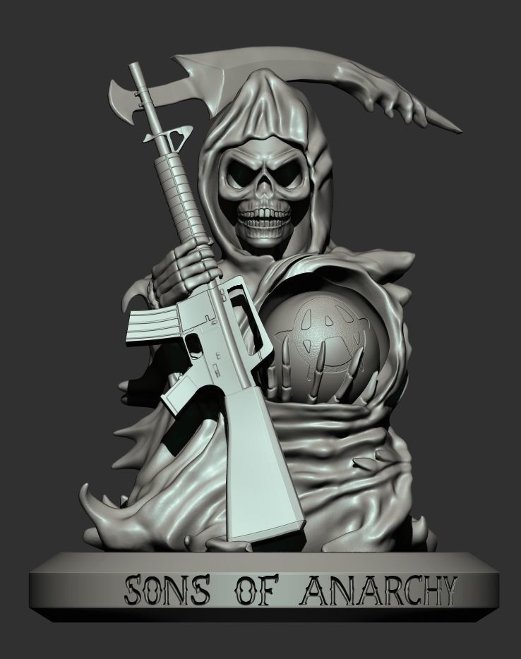 SONS OF ANARCHY - SOA 3D print model_1