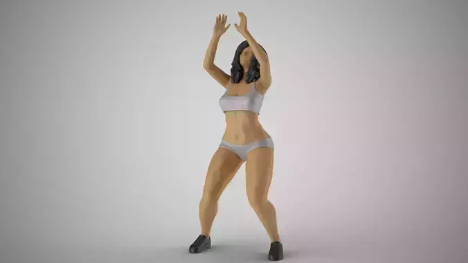 Volleyball Girl 3 3D print model