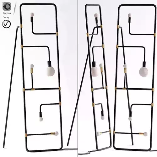 BEAUBIEN 3 POSITIONS CEILING FLOOR AND WALL 3D model