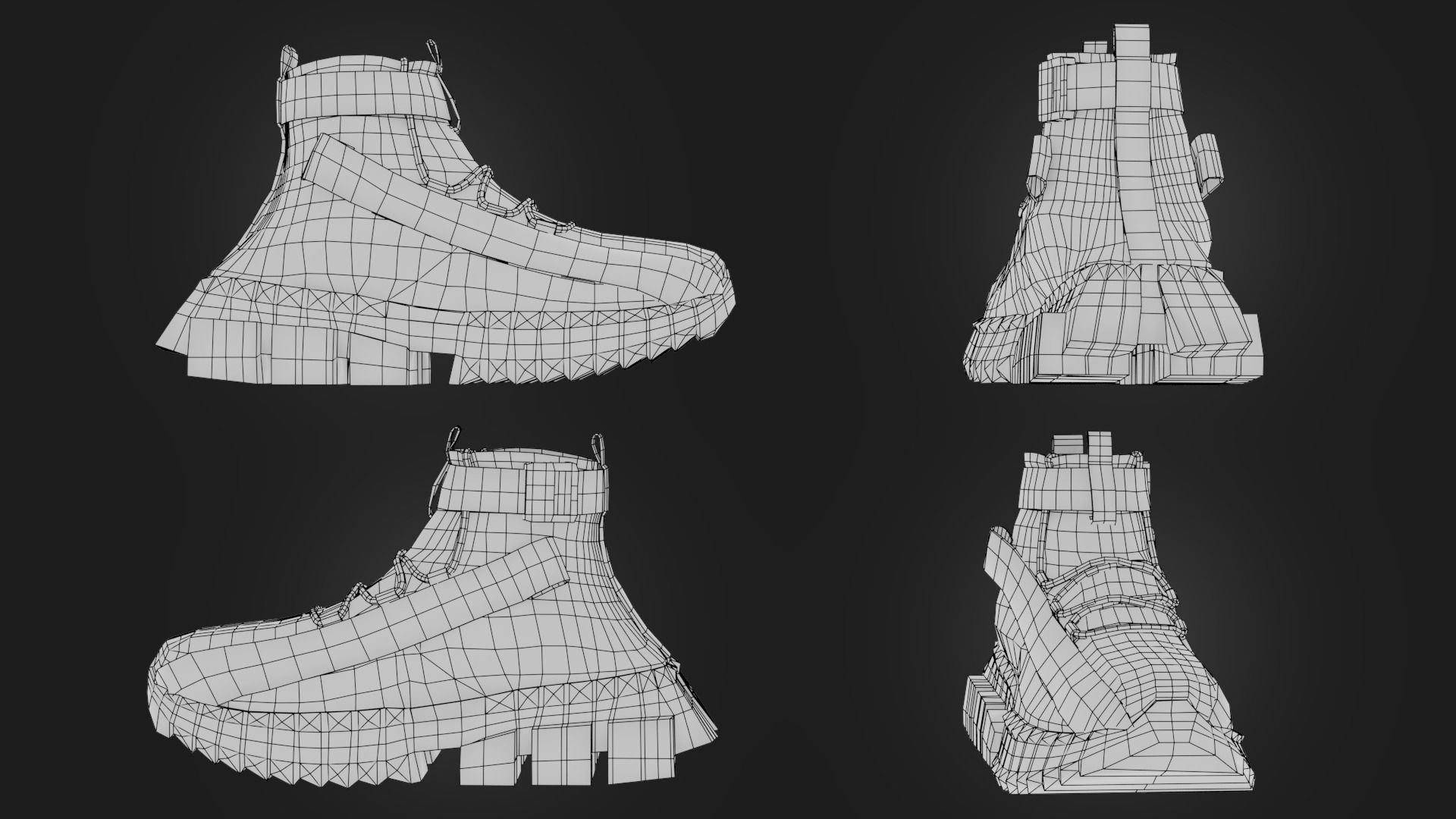 Sneakers RAGE-ZR Urban-Legend X9X  Low-poly 3D model_2