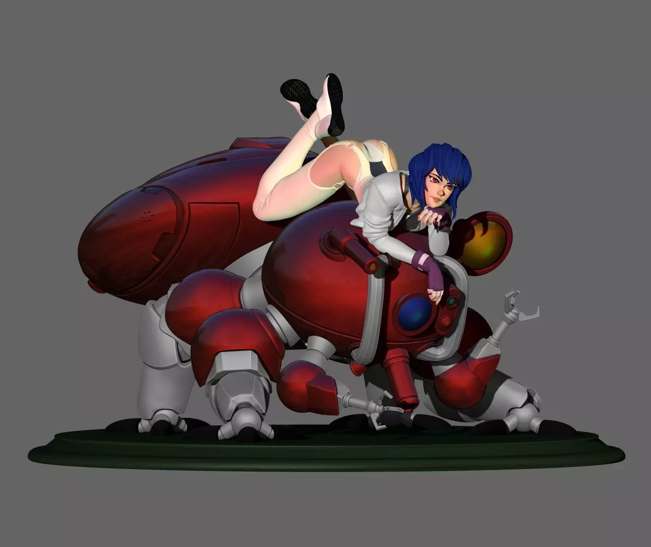 ghost in the shell 3D print model_0