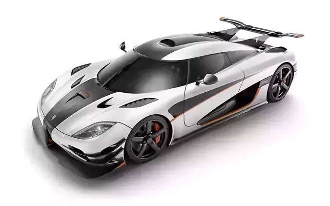 Koenigsegg-One-Lithophane-Lightbox koenigsegg car 3D print model