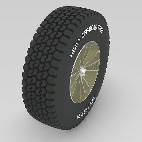 Rim and Tire Free 3D model