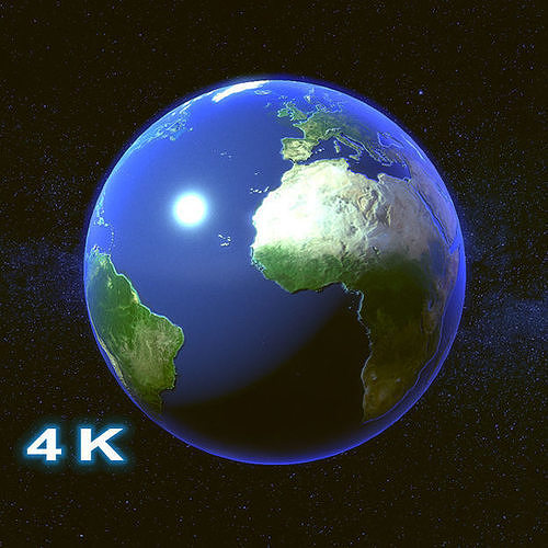 Planet earth 3D Model Low-poly 3D model