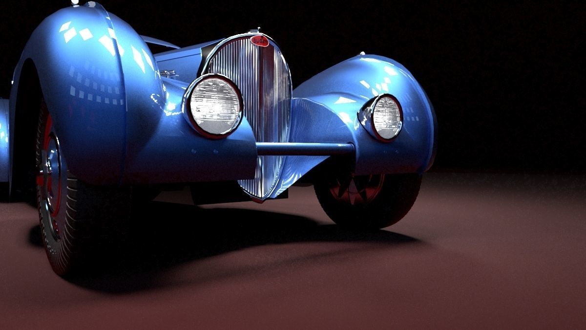 Bugatti 57 SC 3D model_11