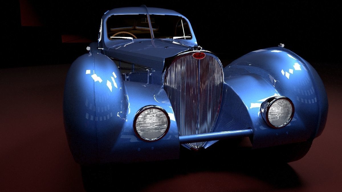 Bugatti 57 SC 3D model_6