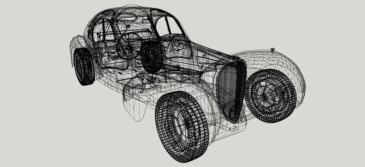 Bugatti 57 SC 3D model_22