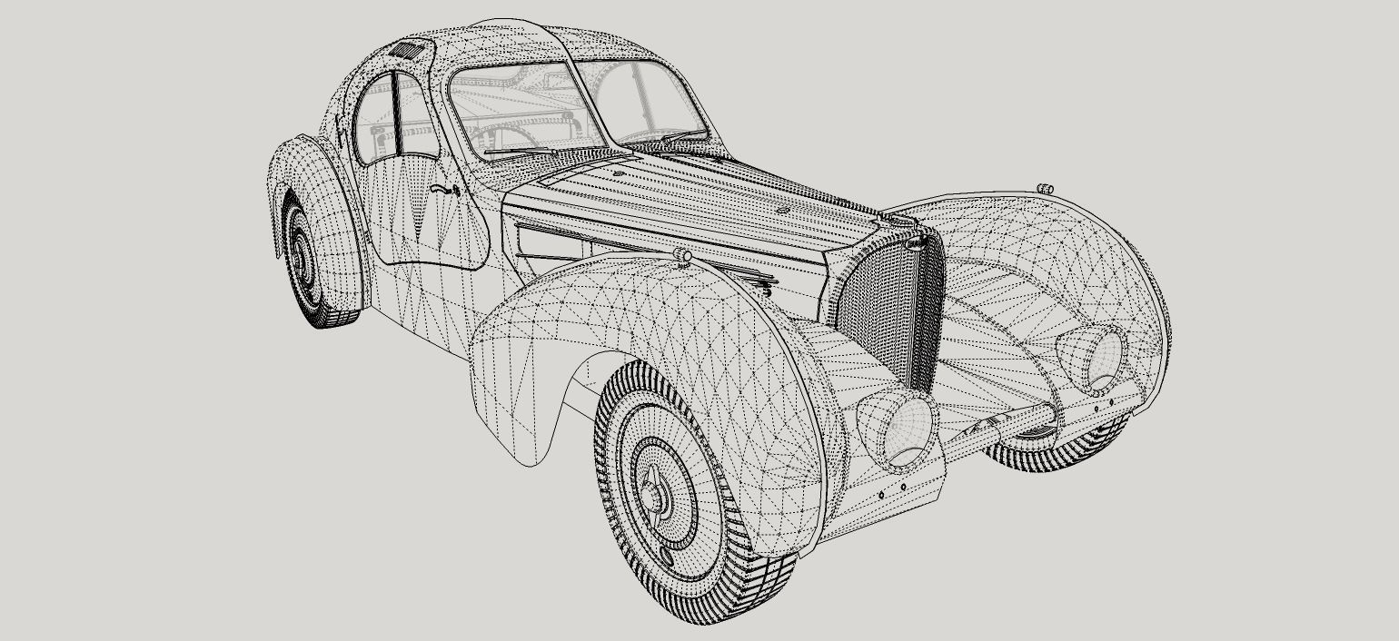 Bugatti 57 SC 3D model_21