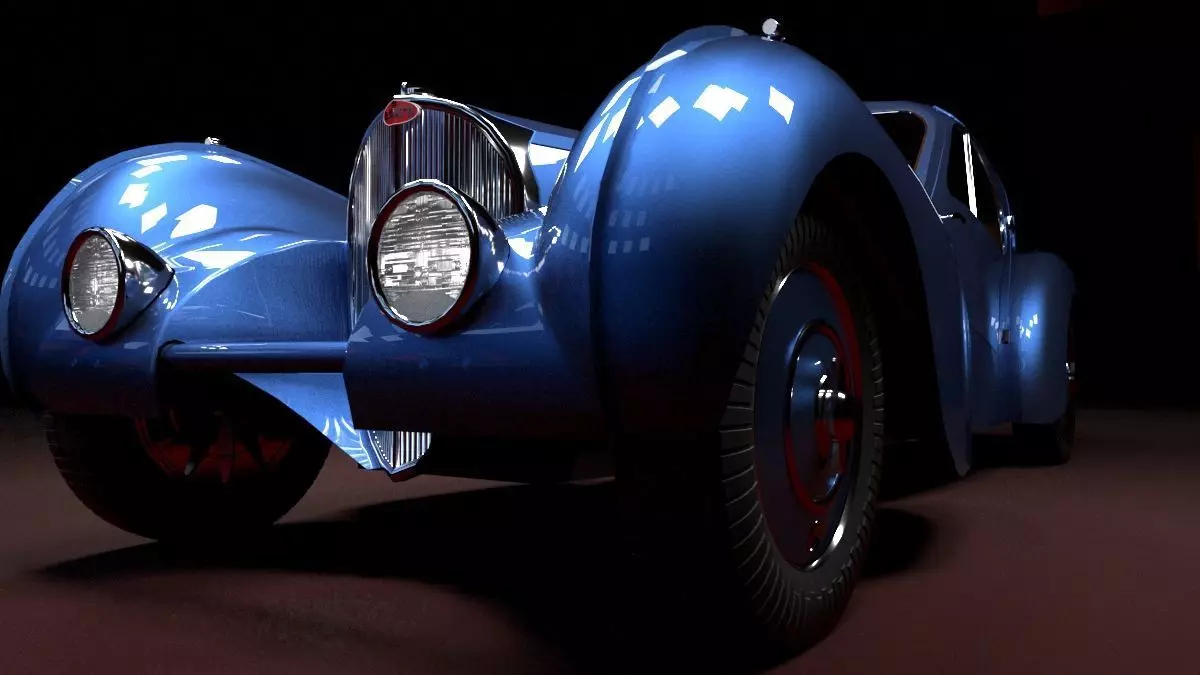 Bugatti 57 SC 3D model_0
