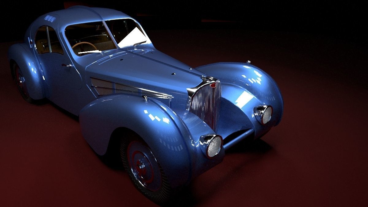Bugatti 57 SC 3D model_1