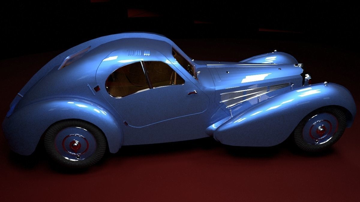 Bugatti 57 SC 3D model_4