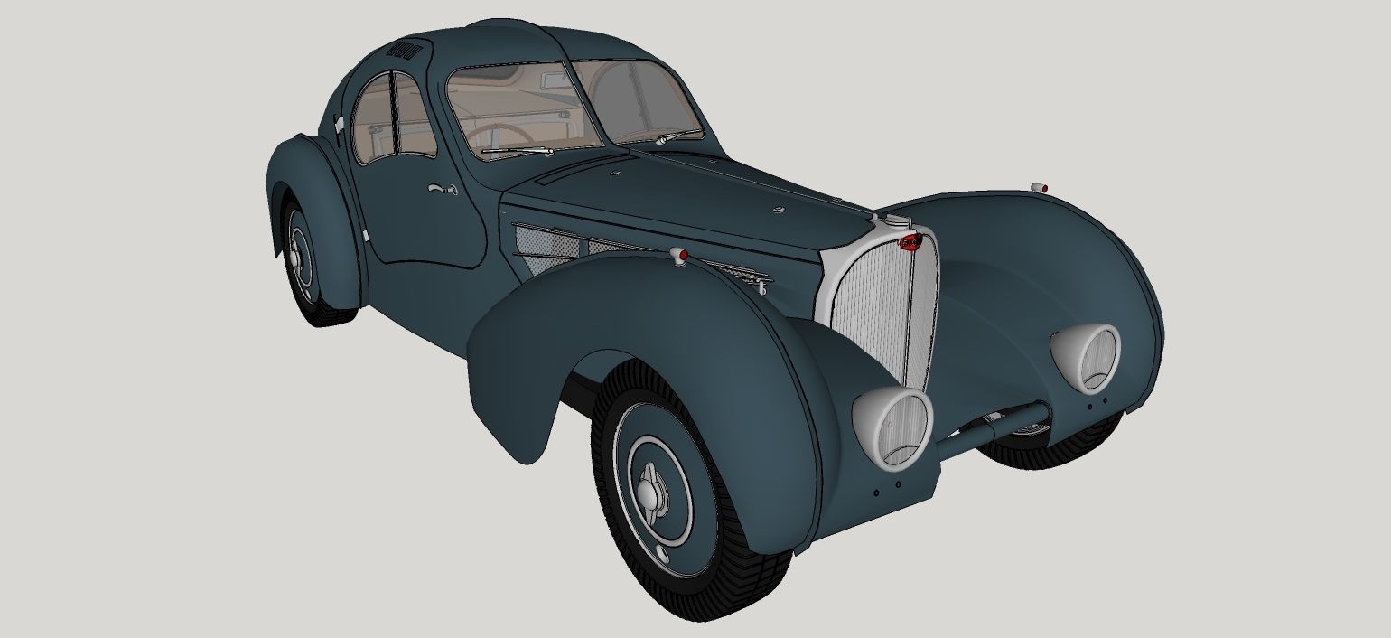 Bugatti 57 SC 3D model_19