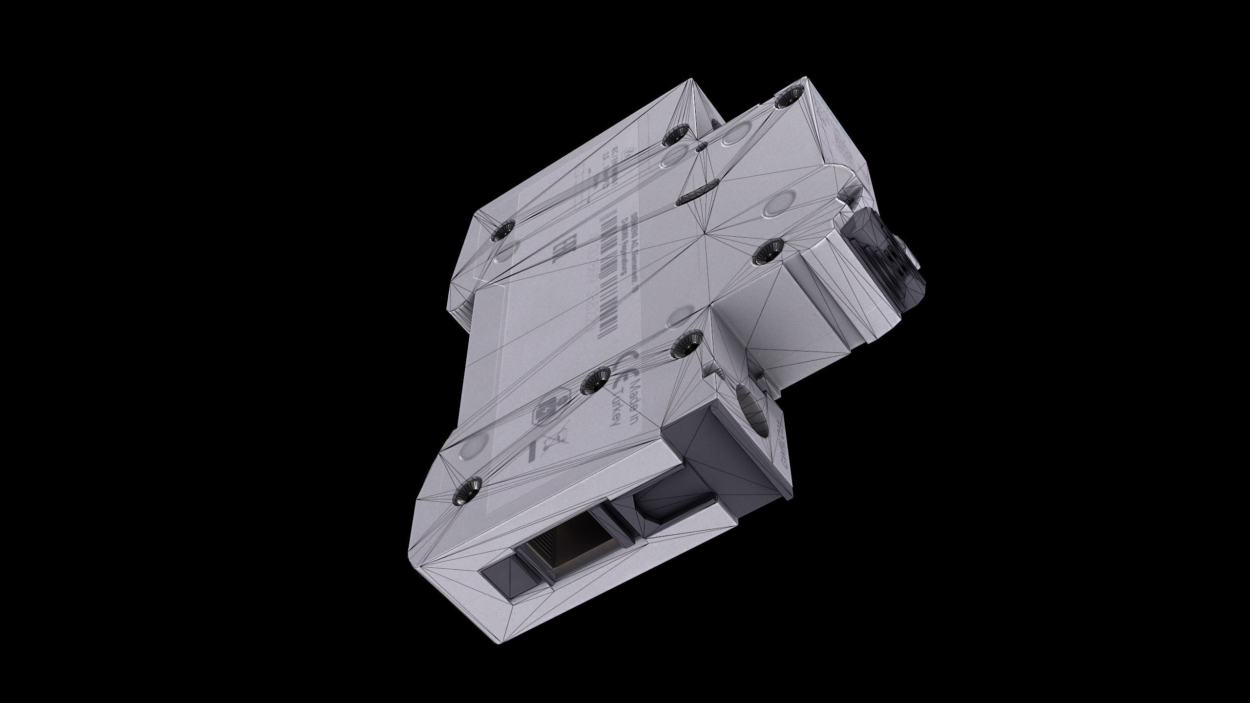 Circuit Breaker Low-poly PBR Low-poly 3D model_9