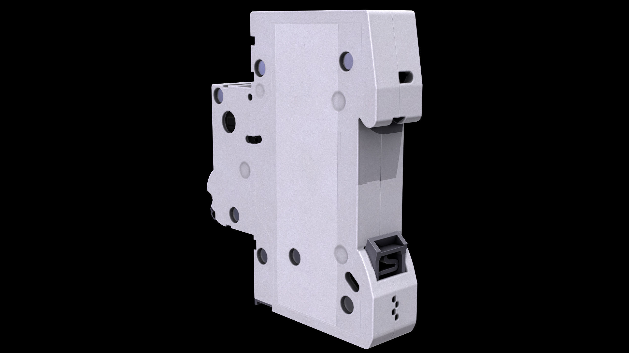 Circuit Breaker Low-poly PBR Low-poly 3D model_2