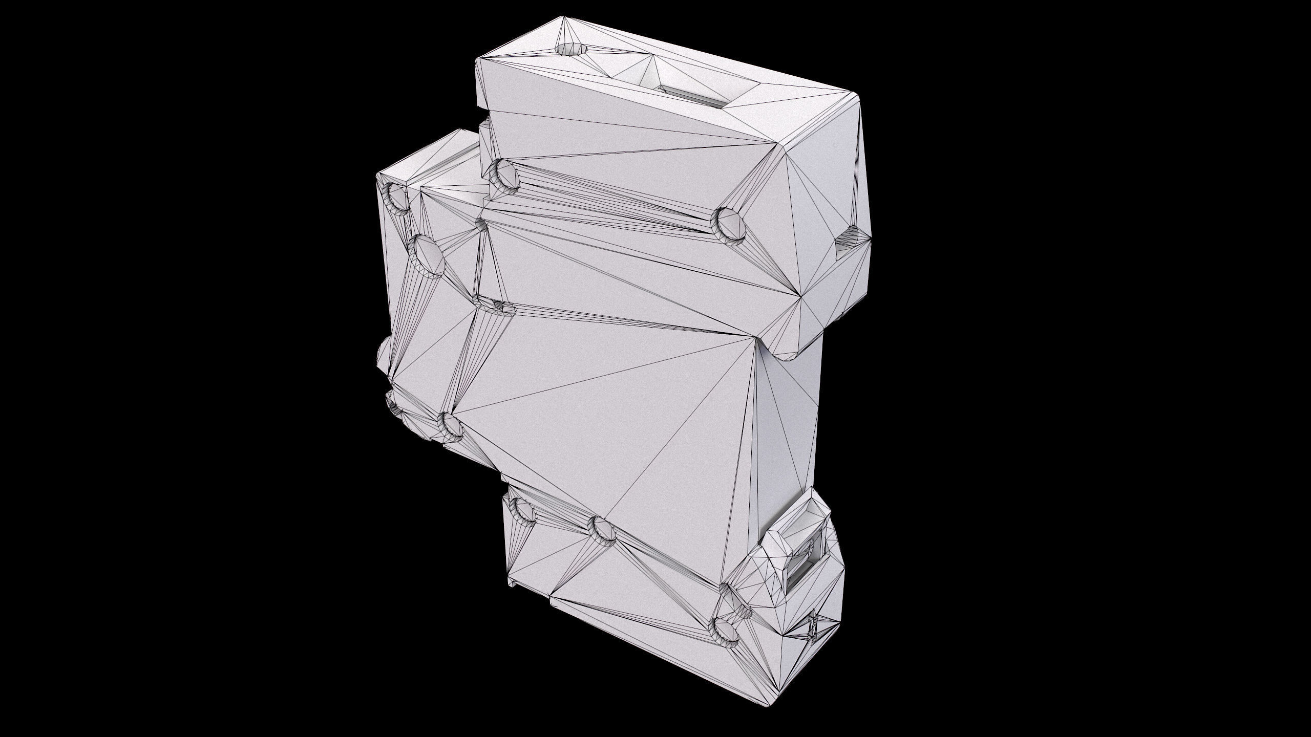 Circuit Breaker Low-poly PBR Low-poly 3D model_11