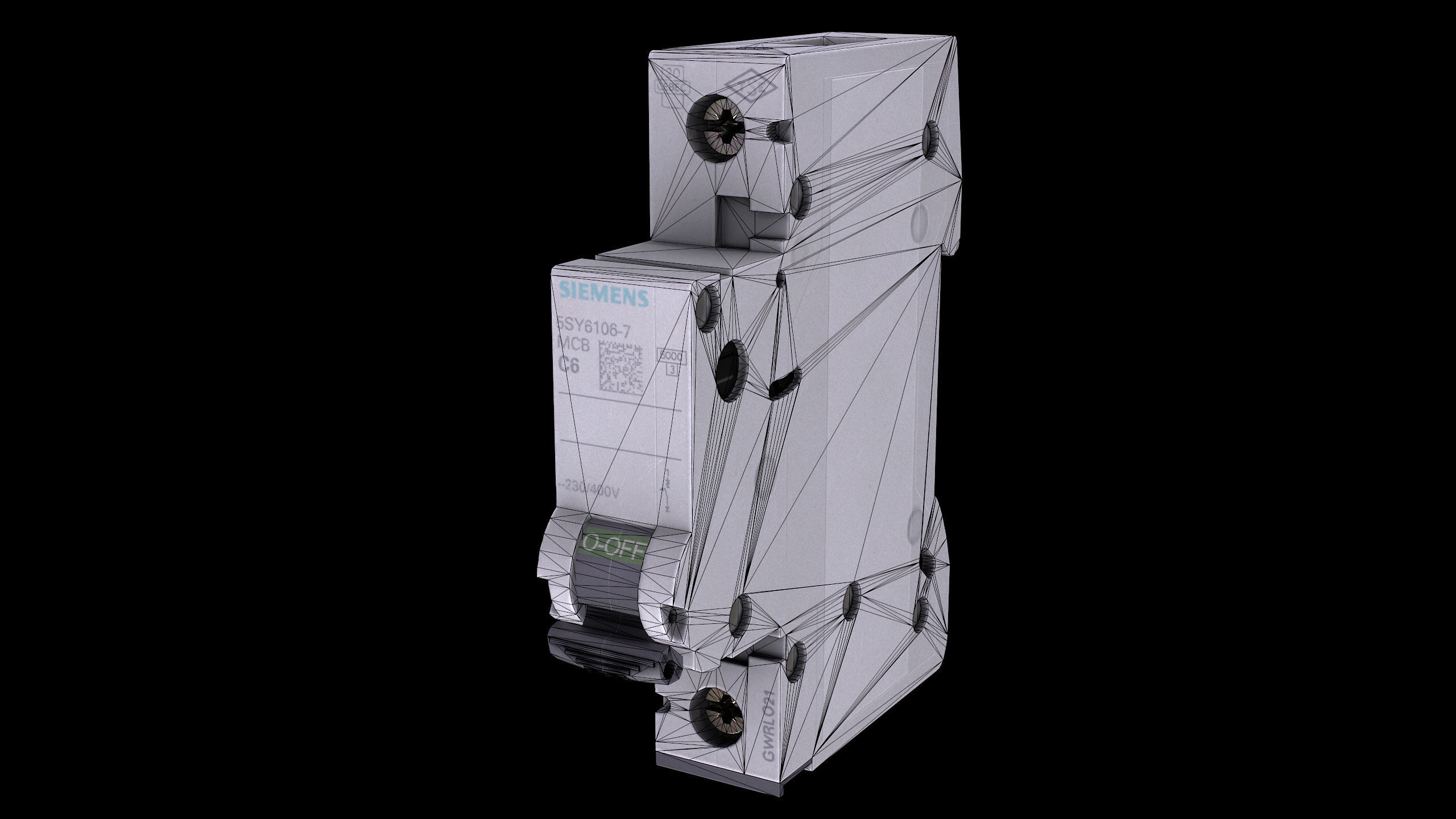 Circuit Breaker Low-poly PBR Low-poly 3D model_6