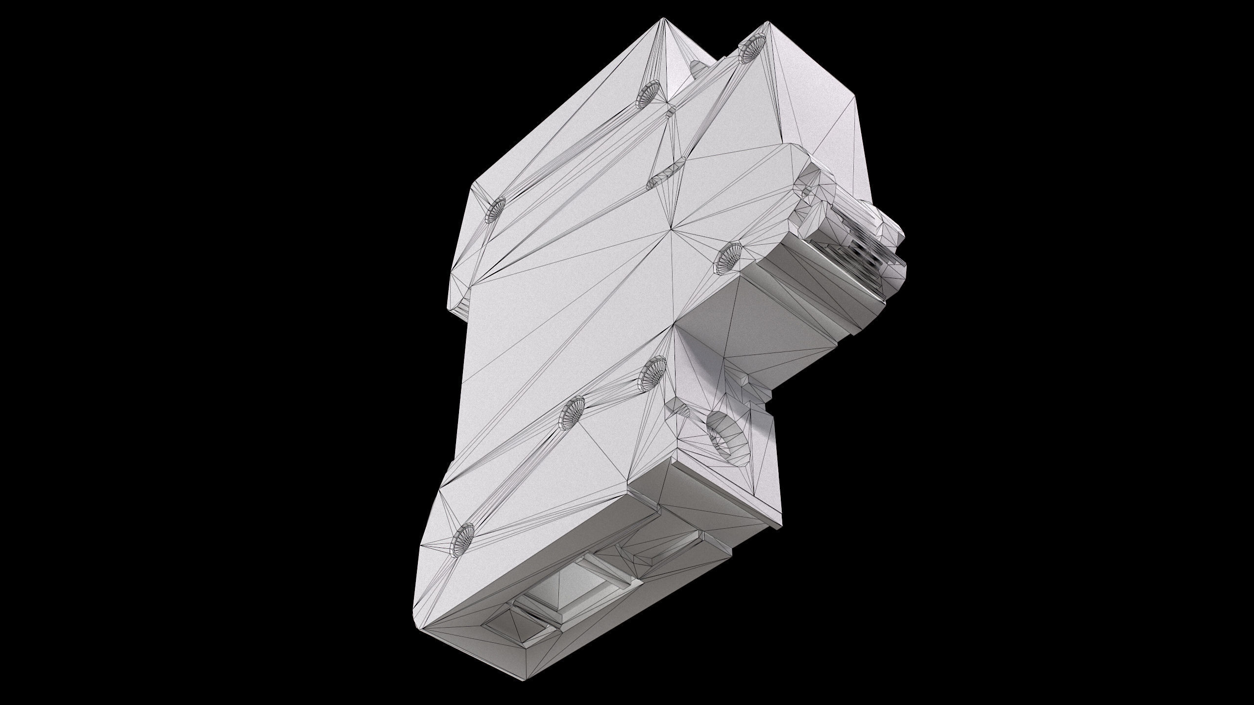 Circuit Breaker Low-poly PBR Low-poly 3D model_10