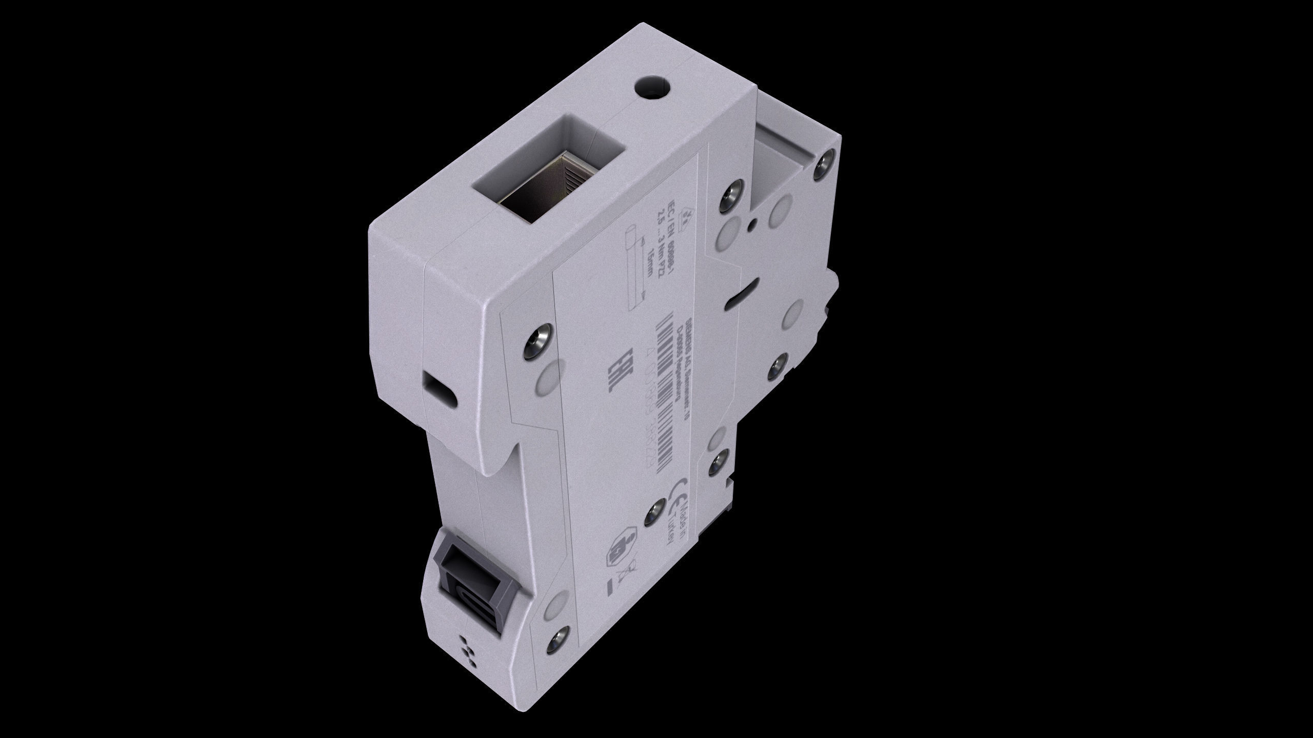 Circuit Breaker Low-poly PBR Low-poly 3D model_4