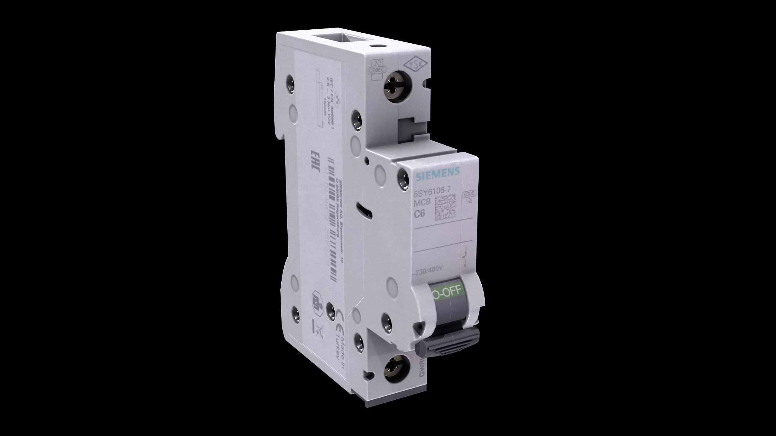 Circuit Breaker Low-poly PBR Low-poly 3D model_0