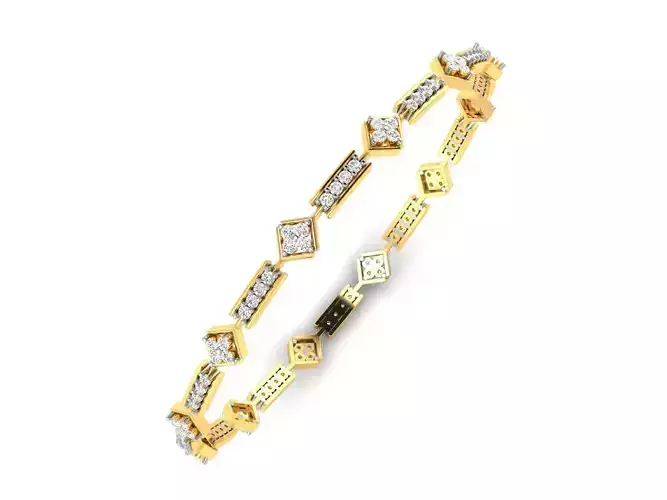 Women Bangle 3dm render detail 3D print model