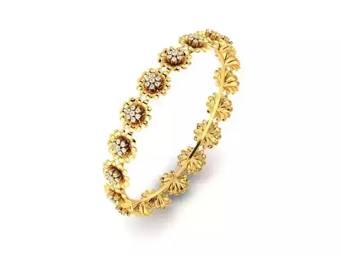 Women Bangle 3dm render detail 3D print model